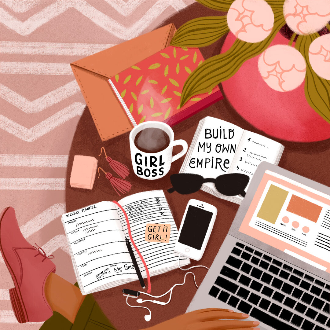 Boss Girls Illustration Petra Braun Boss Girls Illustration Petra Braun